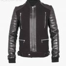 Balmain Leather Trim Cotton Sweater Men’s – New