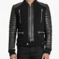 Balmain Leather Trim Cotton Sweater Men&acirc;��s &acirc;�� New