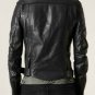 Balmain Men&acirc;��s Black Double-zip Grained-leather Jacket &acirc;�� New