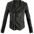 Balmain Men’s grainy Leather jacket – New