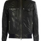 Balmain Men’s Hooded Drawstring Leather Jacket – New Balmain Men’s Hooded Drawstring Leather Jacket – New
