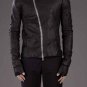 Obscur Leather Jacket With Gloves - New
