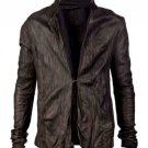 Obscur Lambskin Washed Leather Blazer - New Obscur Lambskin Washed Leather Blazer - New
