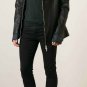 Obscur Perforated Asymmetric Biker Jacket - New