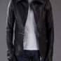 Obscur Cross Zipper Leather Jacket - New