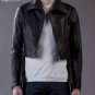Obscur Cross Zipper Leather Jacket - New