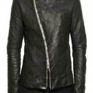 Obscur Washed Custom Made Lamb Leather Jacket - New