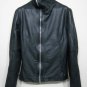 Obscur Off Centre Washed Custom Made Lamb Leather Jacke