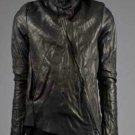 Obscur Fw 11-12 Asymmetrical Zip Leather Jacket - New