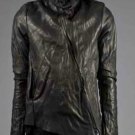 Obscur Fw 11-12 Asymmetrical Zip Leather Jacket- New