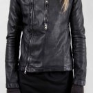 Obscur - ""heart Surgery"" Zip Leather Jacket With Gloves Obscur - ""heart Surgery"" Zip Leather Jacket With Gloves