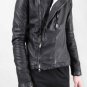 Obscur - ""heart Surgery"" Zip Leather Jacket With Gloves