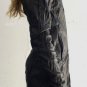 Obscur - Calf Leather Coat With Triple Zip-off Mitt