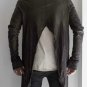 Obscur Leather Jacket W/ Drape Sides - New