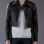 Obscur Cross Zipper Custom Made Lamb Leather Jacket