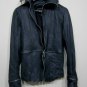 Obscur Cross Zipper Custom Made Lamb Leather Jacket