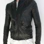 Obscur Tri Zip Washed Custom Made Lamb Leather Jacket