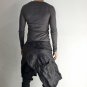 Obscur - Washed Lamb Leather Convertible Vest/skirt