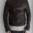 Obscur Washed Zip-up Leather Jacket - New