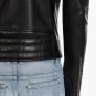 Balmain Black Leather Biker Jacket - New