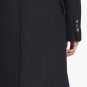 Balmain Long asymmetrical coat in wool - New