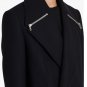 Balmain Short Black Wool Coat - New