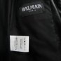 Balmain Short Black Wool Coat - New