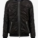 Balmain Black leather bomber jacket - New