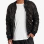 Balmain Black leather bomber jacket - New