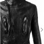 incarnation DOUBLE BREASTED ZIPPER BLOUSON / JAPAN CALF LEATHER (OBJECT DYED BLACK) - New