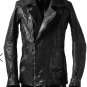 incarnation exclusive COVERED DOUBLE/BREAST JACKET / CALF FULL GRAIN (BLACK EDITION)