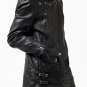 incarnation exclusive DOUBLE BREAST MOTO Leather JACKET / OBJECT DYED (BLACK EDITION)