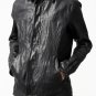 incarnation exclusive SHIRT COLLAR ZIP JACKET / CALF FULL GRAIN (BLACK EDITION) - New