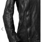 incarnation exclusive DOUBLE BREAST MOTO JACKET / CALF FULL GRAIN (BLACK EDITION)