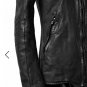 incarnation SINGLE LEATHER JACKET / GERMAN BABY CALF (OBJECT DYED BLACK)