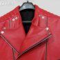 Balmain Men&acirc;��s Tri Color Leather Biker Jacket &acirc;�� New