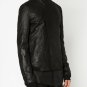 Julius Ribbed Cuff Leather Jacket - New