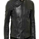 Julius Black Goat Leather Biker Jacket - New