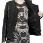 Julius Black Goat Leather Biker Jacket - New