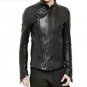 Julius Black Goat Leather Biker Jacket - New