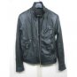 Julius High Neck Lambskin Leather Jacket