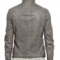 Julius Gray Washed Leather Jacket - New