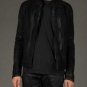 Julius Black Distressed Lambskin Jacket - New