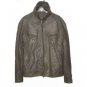 Julius Jut Neck Lambskin Leather Jacket