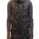 Julius Washed Lamb Leather Sleeveless Jacket - New Julius Washed Lamb Leather Sleeveless Jacket - New