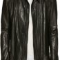 Julius Black Leather Zip Up Jacket - New