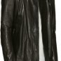 Julius Black Leather Zip Up Jacket - New