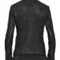 Julius Black Washed Nubuck Leather Jacket - New