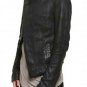 Julius Black Cowhide Asymmetrical Leather Jacket - New
