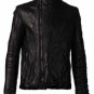Julius Men's Black Textured Jacket - New